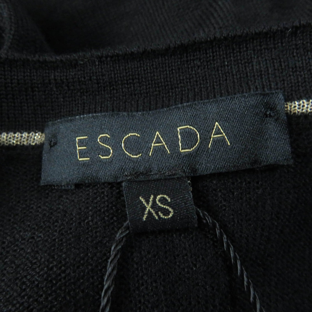 ESCADA ensemble Main: 100% virgin wool black Women XS Used Authentic
