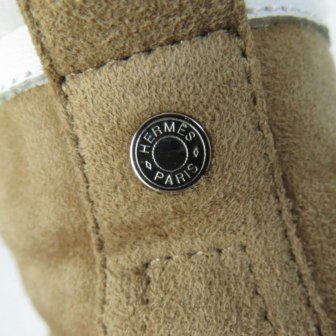 HERMES High cut sneakers Main: Mouton light brown Jimmy Women 35 1/2 Used Authentic