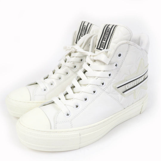 Christian Dior High cut sneakers Main: Leather white Walkin' Dior Women 36 1/2 Used Authentic