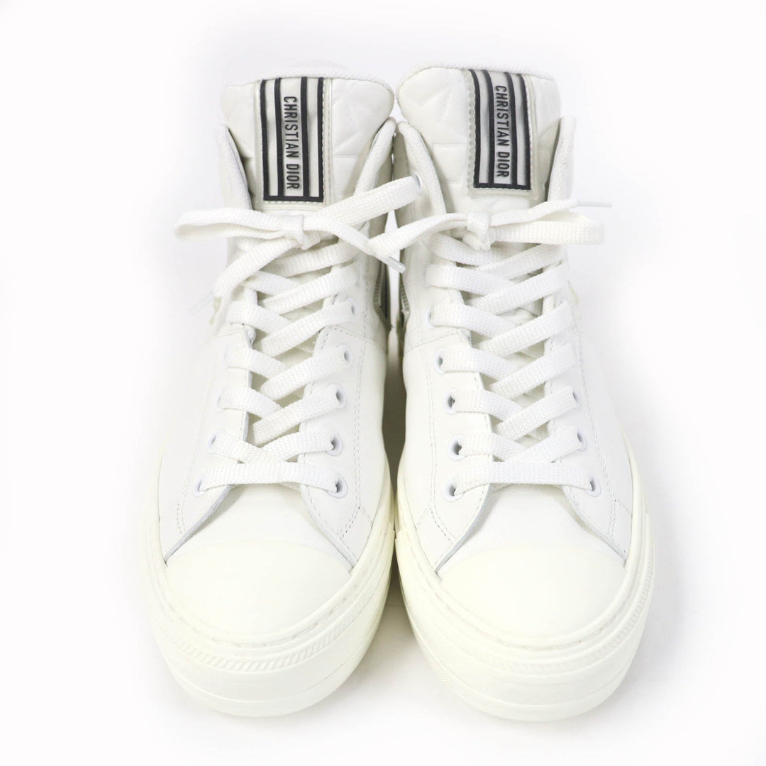Christian Dior High cut sneakers Main: Leather white Walkin' Dior Women 36 1/2 Used Authentic