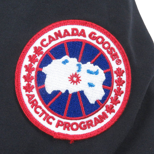 CANADA GOOSE Down jacket 3438JM Outer: 85% polyester, Outer: 15% cotton, Lining: 100% nylon, Filling: 80% down, Filling: 20% feather Navy JASPER mens XS Used Authentic
