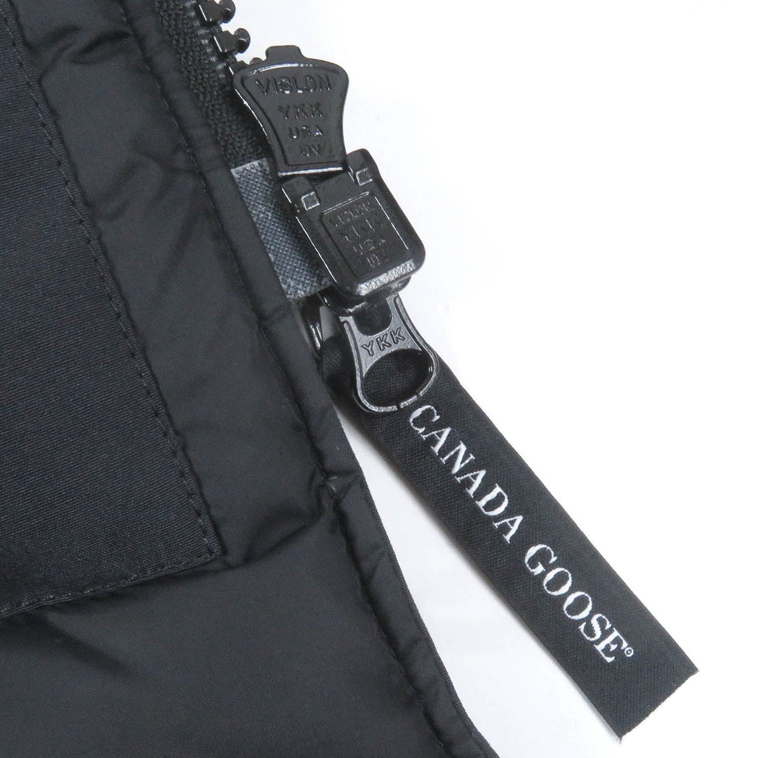 CANADA GOOSE Down jacket 3438JM Outer: 85% polyester, Outer: 15% cotton, Lining: 100% nylon, Filling: 80% down, Filling: 20% feather Navy JASPER mens XS Used Authentic