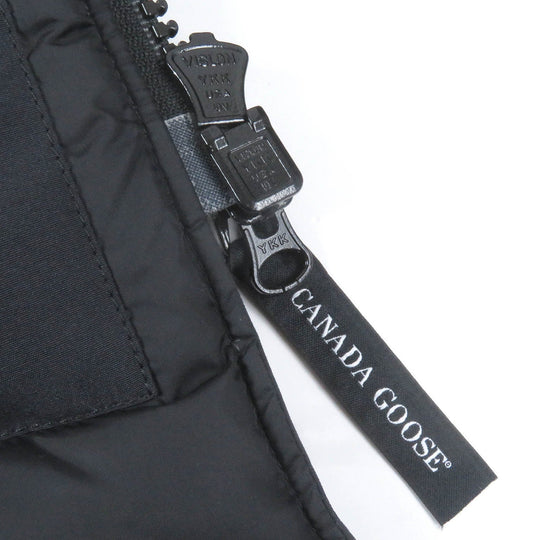 CANADA GOOSE Down jacket 3438JM Outer: 85% polyester, Outer: 15% cotton, Lining: 100% nylon, Filling: 80% down, Filling: 20% feather Navy JASPER mens XS Used Authentic