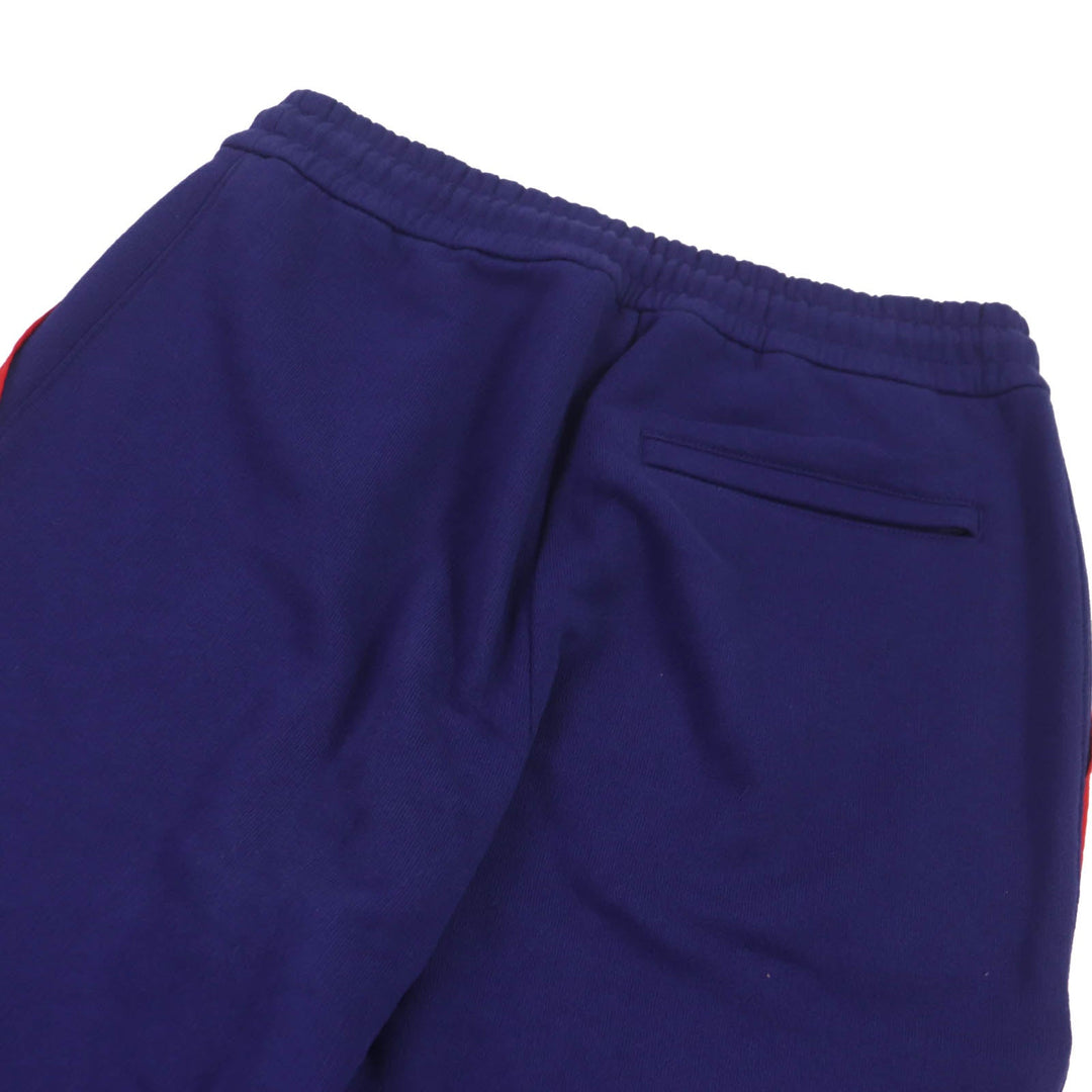GUCCI Pants 671463 Main: 100% cotton, Part: 100% nylon Blue red Jogging Pant mens XS Used Authentic