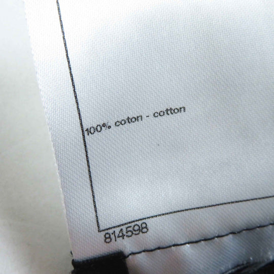 CHANEL Jacket P51234 Main: 100% cotton black Women 38 Used Authentic