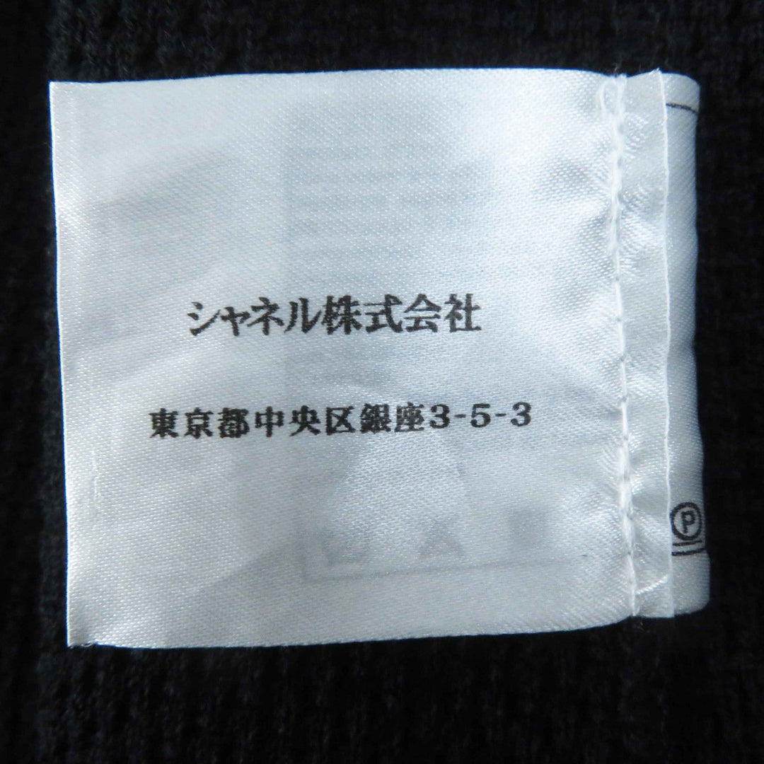 CHANEL Jacket P51234 Main: 100% cotton black Women 38 Used Authentic