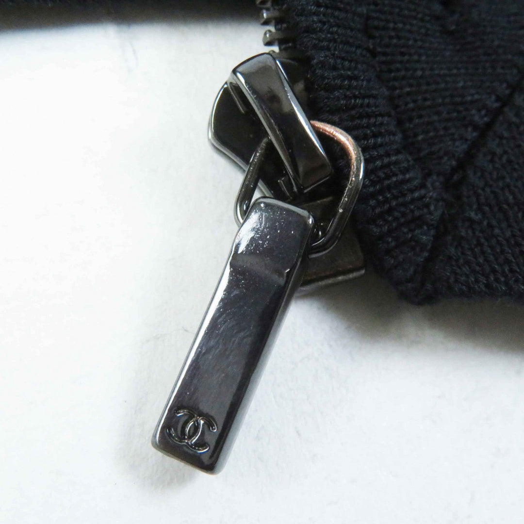 CHANEL Jacket P51234 Main: 100% cotton black Women 38 Used Authentic