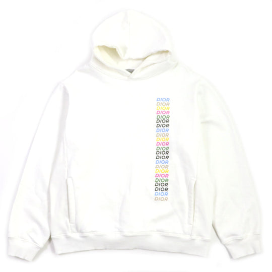 Dior HOMME Hoodie 413J646A0531 Main: 100% cotton white mens X3L Used Authentic