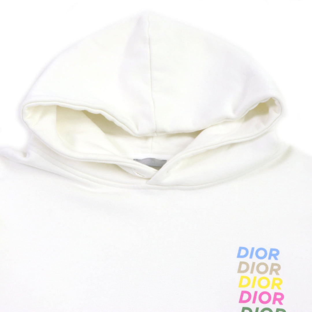 Dior HOMME Hoodie 413J646A0531 Main: 100% cotton white mens X3L Used Authentic
