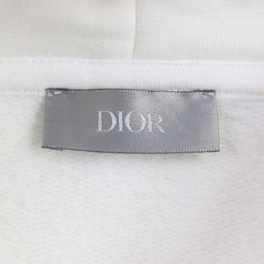 Dior HOMME Hoodie 413J646A0531 Main: 100% cotton white mens X3L Used Authentic