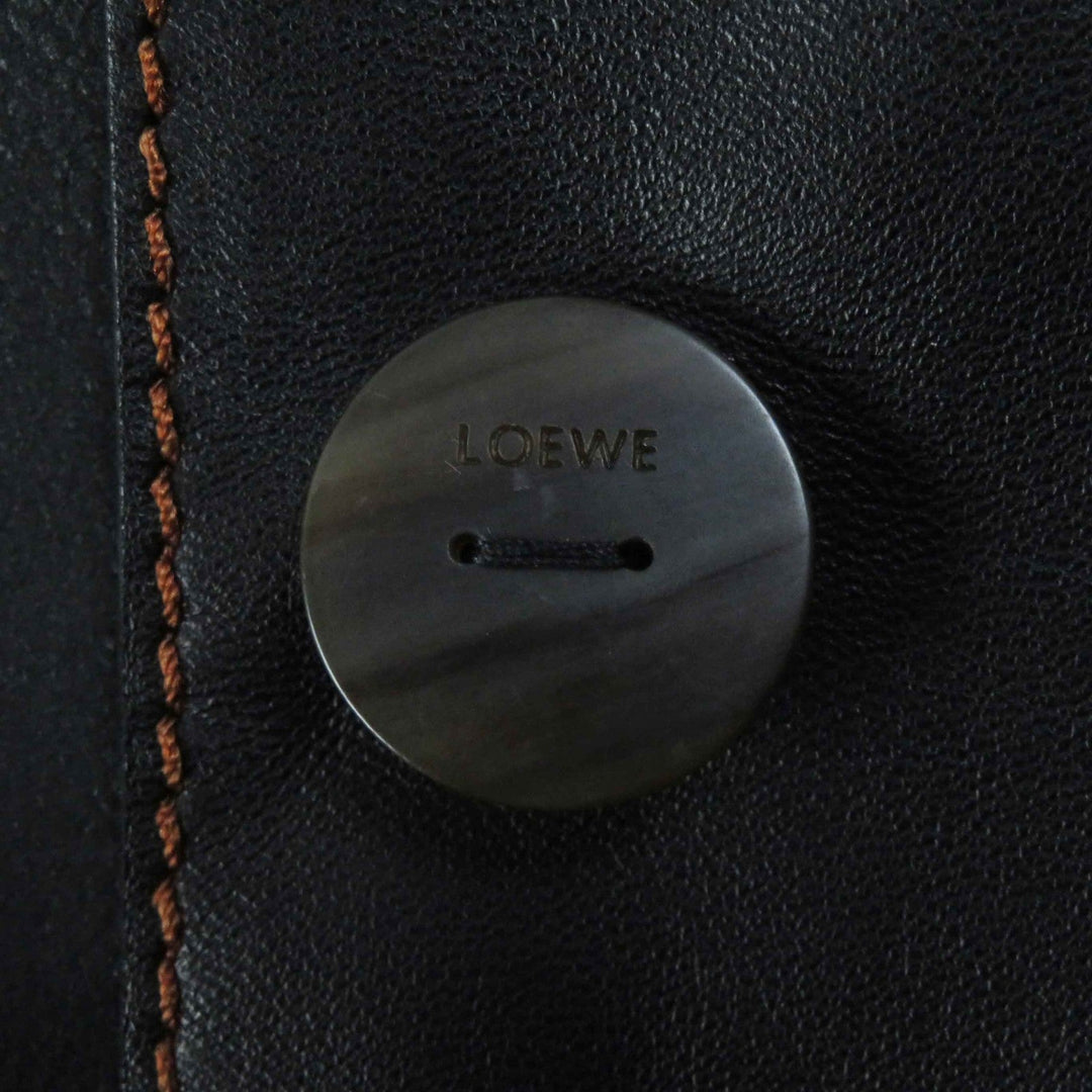 LOEWE Jacket S359330XBU Outer: Lambskin black Women Size unclear Used Authentic