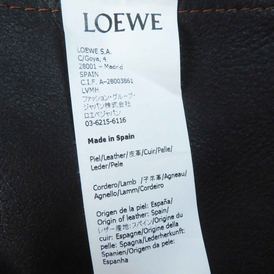 LOEWE Jacket S359330XBU Outer: Lambskin black Women Size unclear Used Authentic