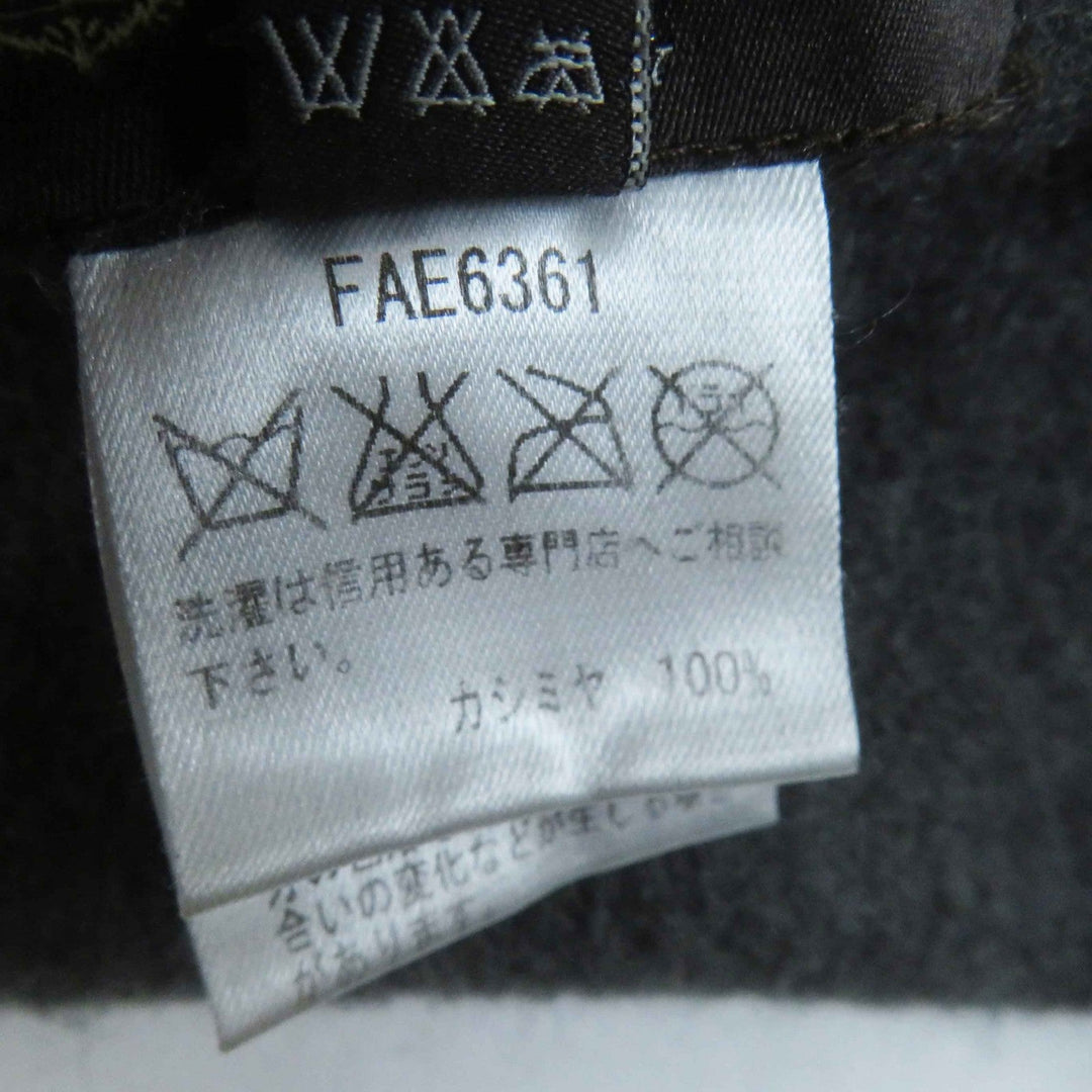 Loro Piana poncho Outer material: 100% cashmere, leather part: sheepskin gray Women Used Authentic