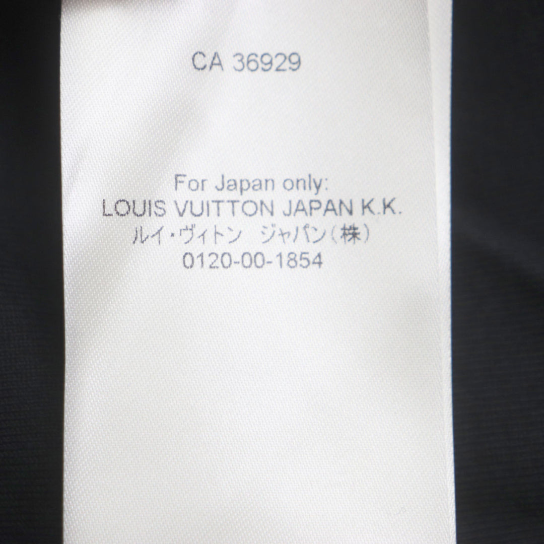 LOUIS VUITTON Blouson HMY04W Main: 100% polyester Navy black Jacquard Damier mens M Used Authentic