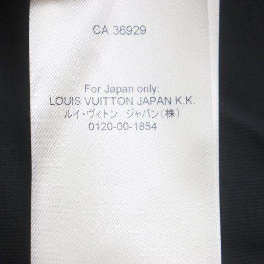 LOUIS VUITTON Blouson HMY04W Main: 100% polyester Navy black Jacquard Damier mens M Used Authentic