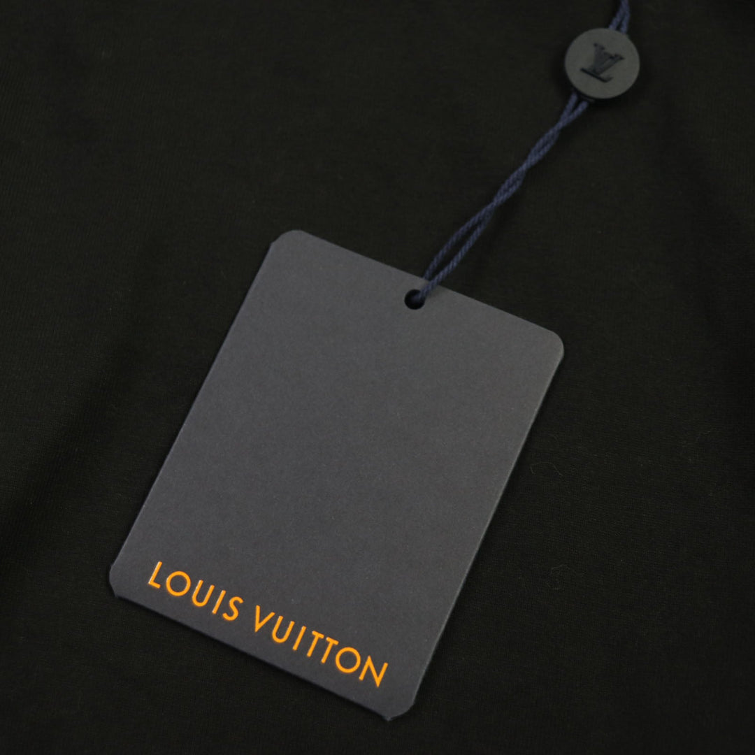 LOUIS VUITTON Blouson HMY04W Main: 100% polyester Navy black Jacquard Damier mens M Used Authentic