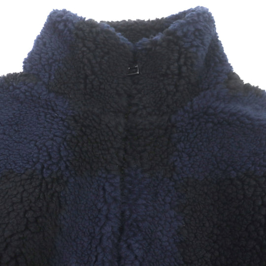 LOUIS VUITTON Blouson HMY04W Main: 100% polyester Navy black Jacquard Damier mens M Used Authentic