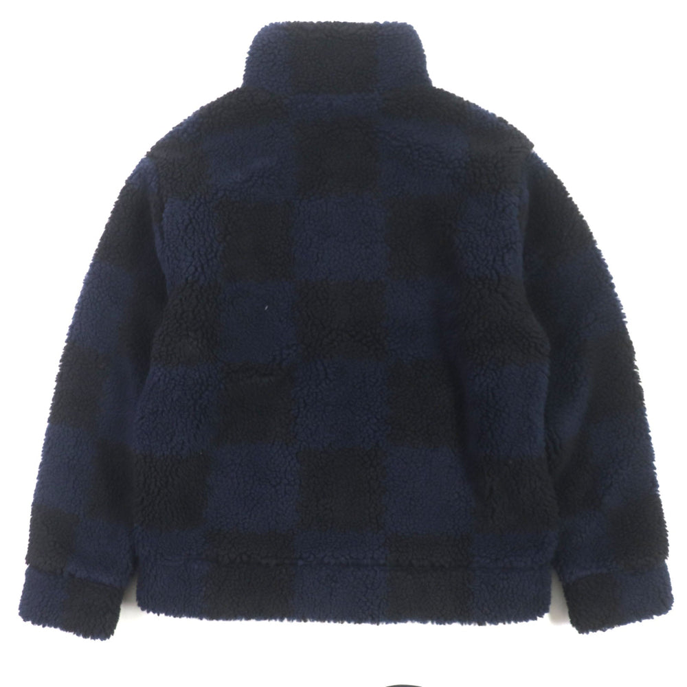 LOUIS VUITTON Blouson HMY04W Main: 100% polyester Navy black Jacquard Damier mens M Used Authentic