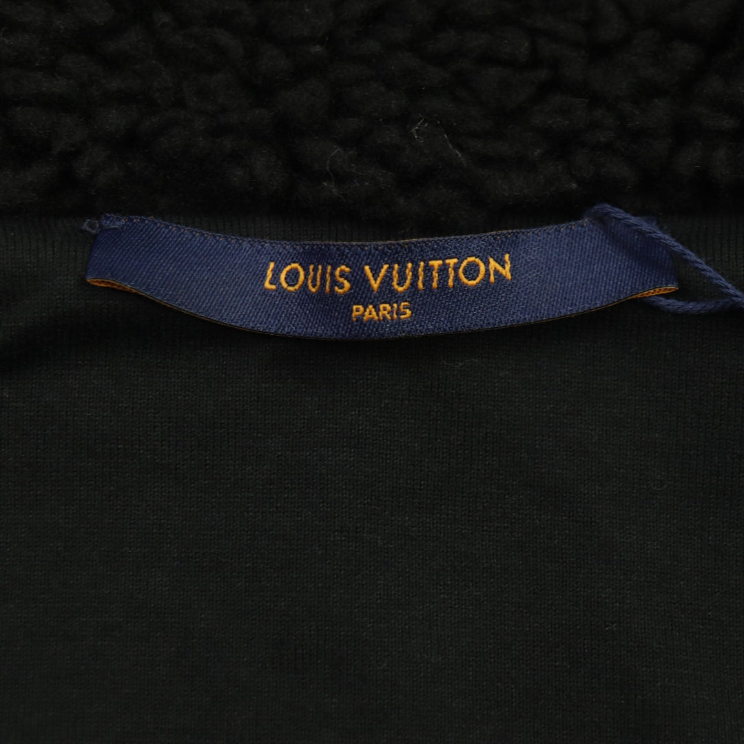 LOUIS VUITTON Blouson HMY04W Main: 100% polyester Navy black Jacquard Damier mens M Used Authentic