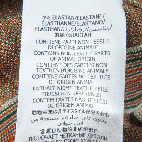 GUCCI one piece 632923 Outer: 80% rayon, Outer: 20% metal fiber, Part: 65% rayon, Part: 16% nylon, Part: 15% metal fiber Multi VISCOSE RAME DRESS Women XS Used Authentic