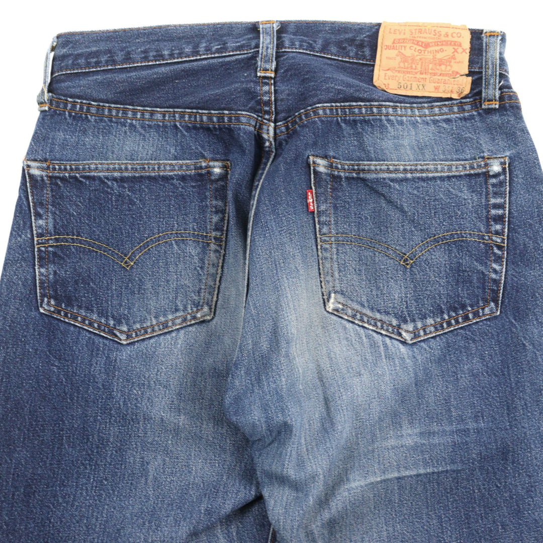 Levi's Denim pants denim Indigo blue 501XX mens W31 L36 Used Authentic