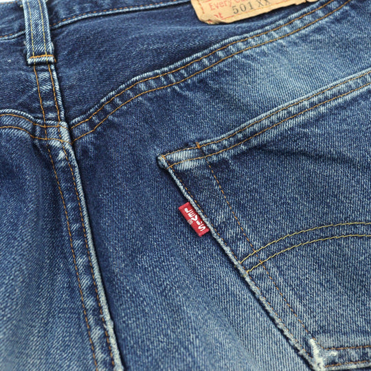 Levi's Denim pants denim Indigo blue 501XX mens W31 L36 Used Authentic