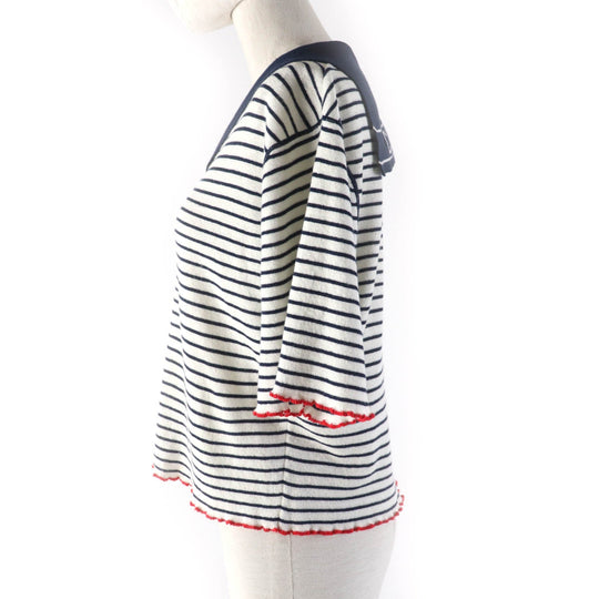 Christian Dior tops 444S67AM785 Main: 75% linen, Main: 18% cashmere, Main: 7% silk Multi Women 46 Used Authentic