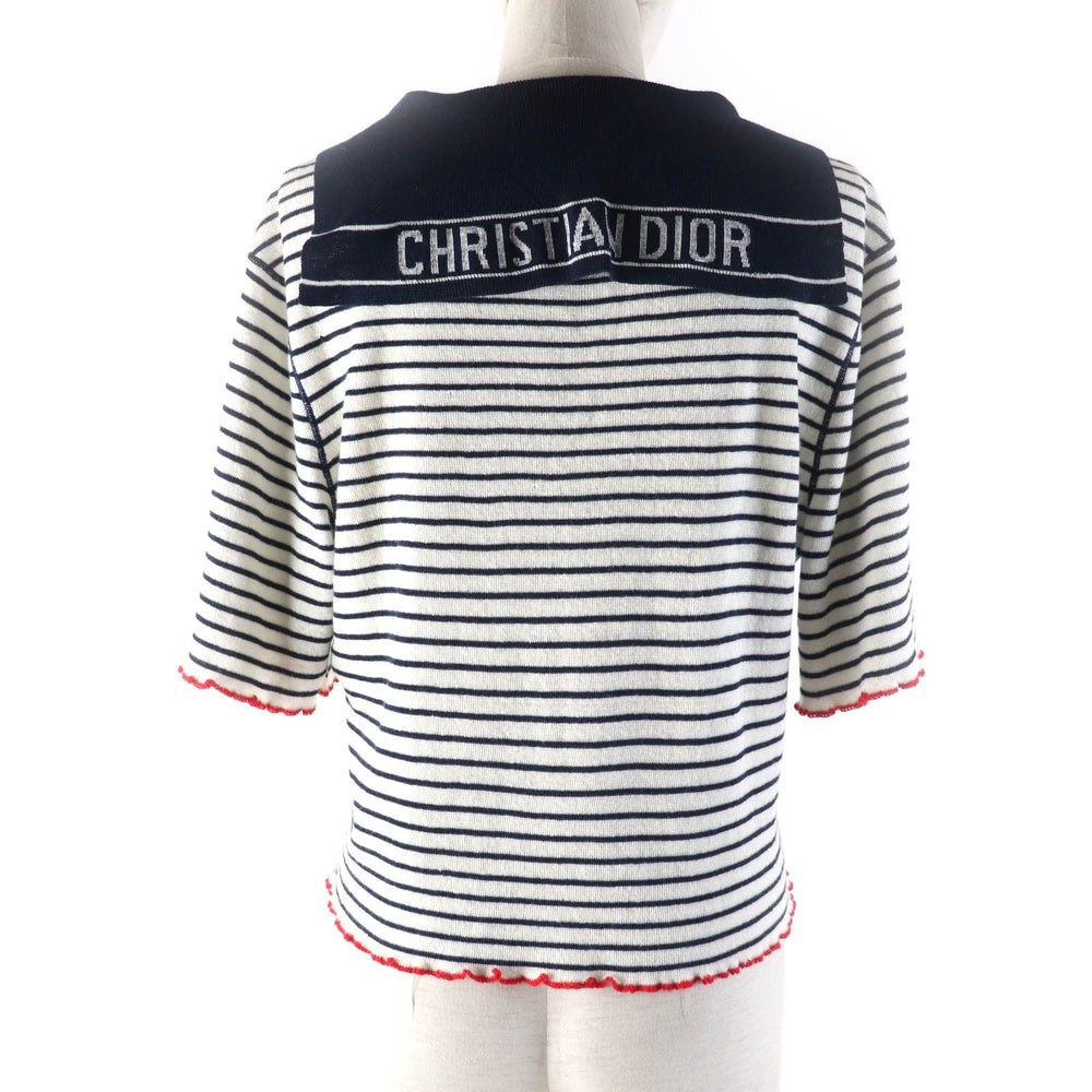 Christian Dior tops 444S67AM785 Main: 75% linen, Main: 18% cashmere, Main: 7% silk Multi Women 46 Used Authentic