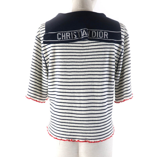Christian Dior tops 444S67AM785 Main: 75% linen, Main: 18% cashmere, Main: 7% silk Multi Women 46 Used Authentic