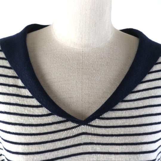 Christian Dior tops 444S67AM785 Main: 75% linen, Main: 18% cashmere, Main: 7% silk Multi Women 46 Used Authentic