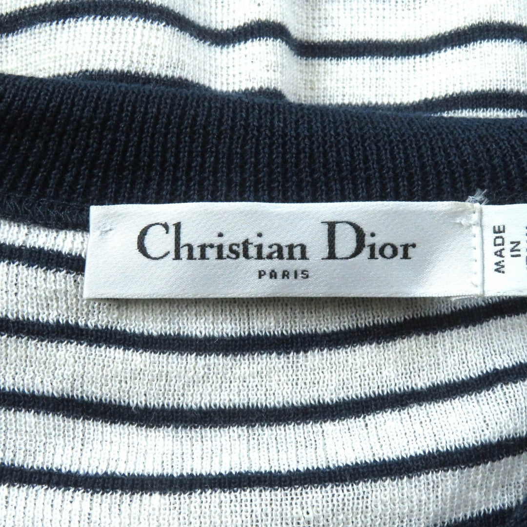 Christian Dior tops 444S67AM785 Main: 75% linen, Main: 18% cashmere, Main: 7% silk Multi Women 46 Used Authentic