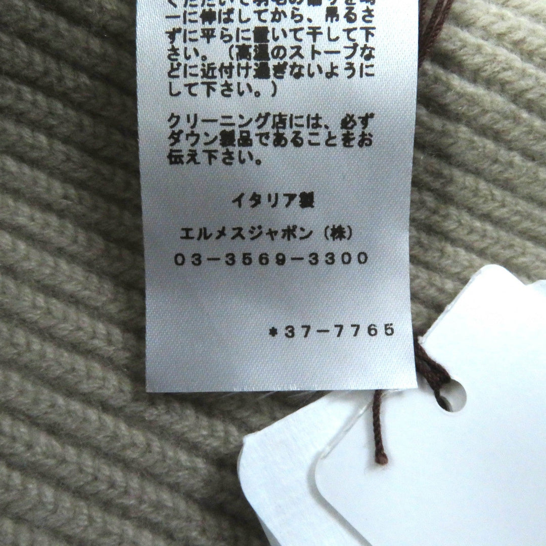 HERMES Vest 3H2841DJ Outer: 100% silk, part: 77% wool, part: 17% cashmere, part: 5% nylon, part: 1% polyurethane Multi Women 34 Used Authentic