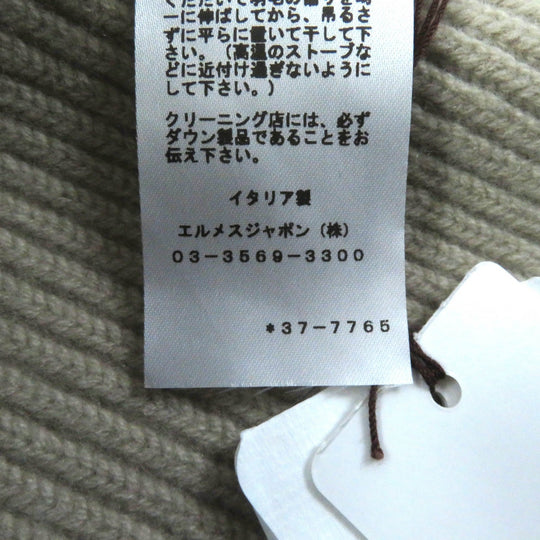 HERMES Vest 3H2841DJ Outer: 100% silk, part: 77% wool, part: 17% cashmere, part: 5% nylon, part: 1% polyurethane Multi Women 34 Used Authentic