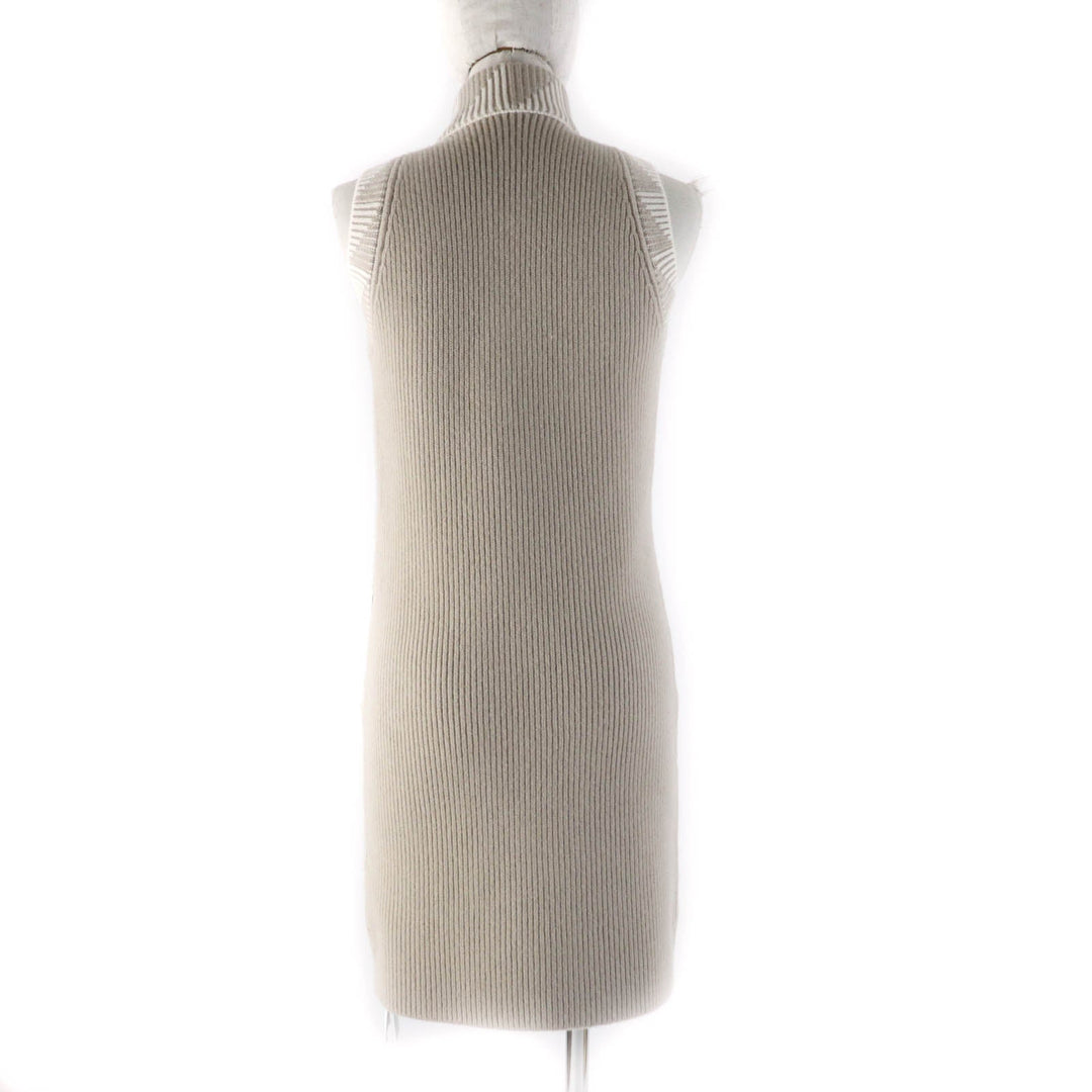HERMES Vest 3H2841DJ Outer: 100% silk, part: 77% wool, part: 17% cashmere, part: 5% nylon, part: 1% polyurethane Multi Women 34 Used Authentic