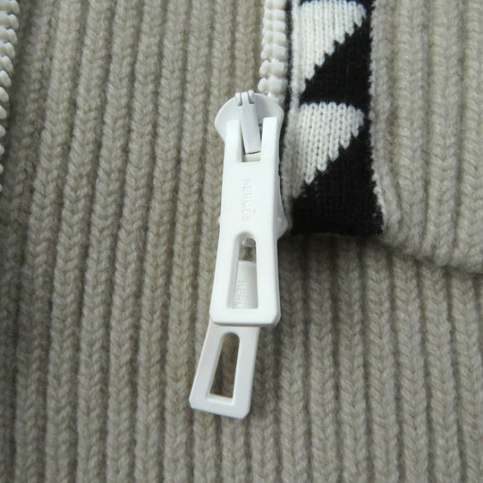 HERMES Vest 3H2841DJ Outer: 100% silk, part: 77% wool, part: 17% cashmere, part: 5% nylon, part: 1% polyurethane Multi Women 34 Used Authentic
