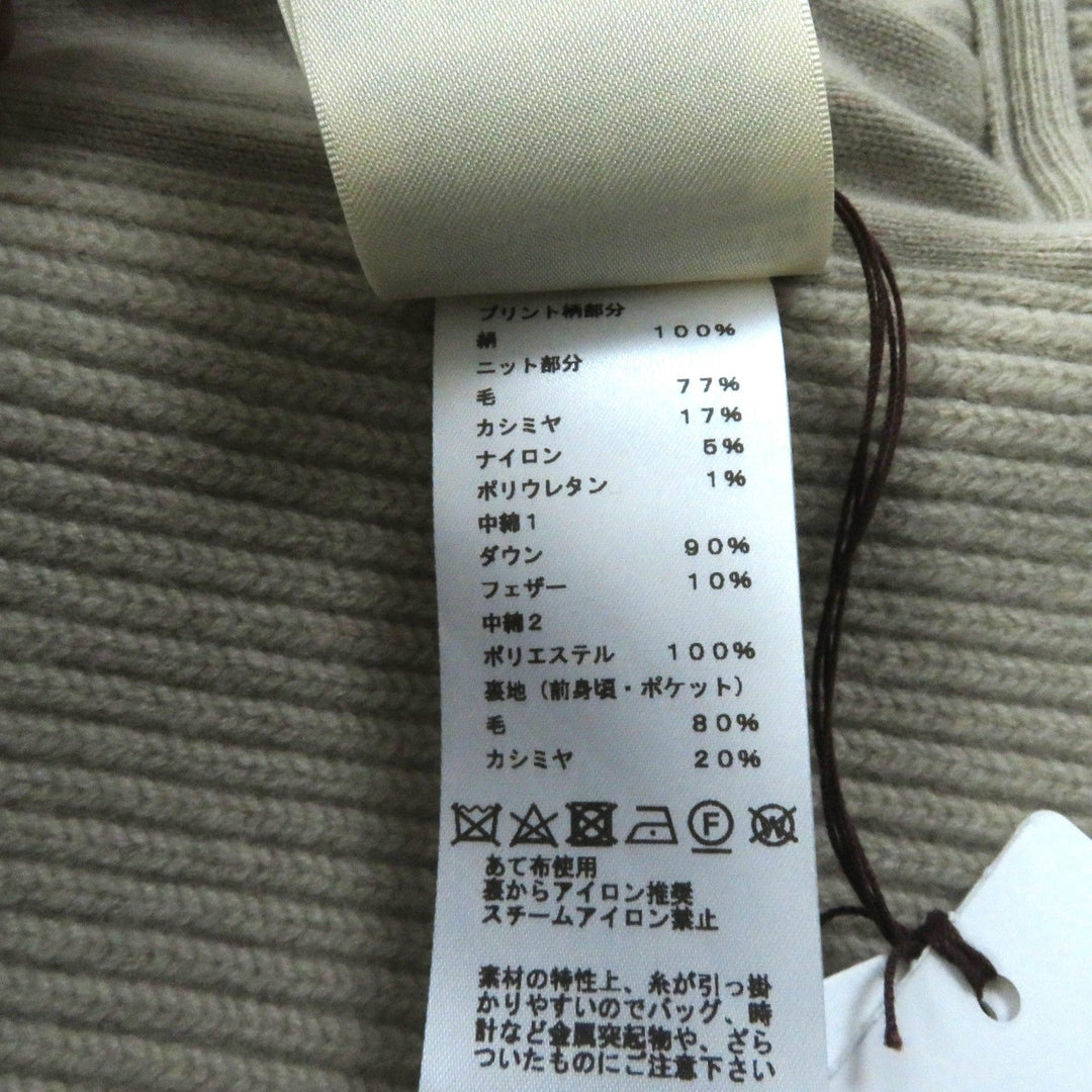 HERMES Vest 3H2841DJ Outer: 100% silk, part: 77% wool, part: 17% cashmere, part: 5% nylon, part: 1% polyurethane Multi Women 34 Used Authentic