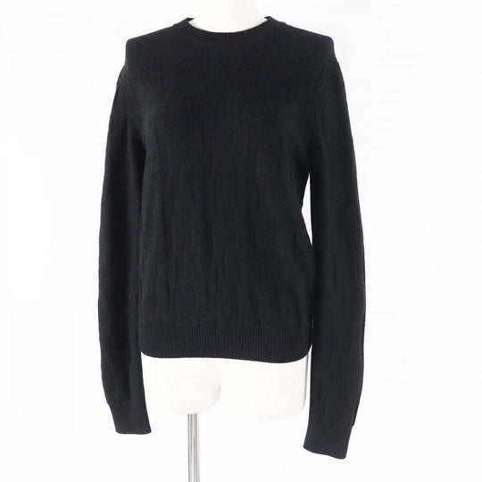 HERMES knit 3H2617D4 Main: 100% wool black Women 36 Used Authentic