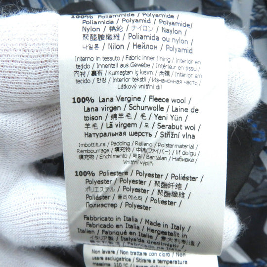 FENDI Jacket FW1088 AIXY Outer: 100% nylon, Lining: 100% wool, Filling: 100% polyester Blue Gray Black type mens 46 Used Authentic