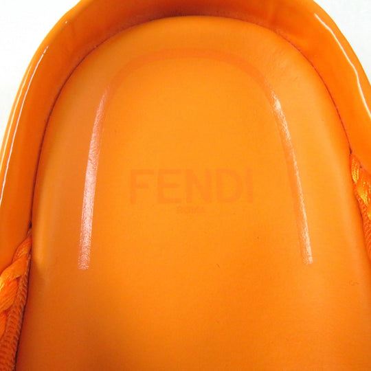 FENDI Sandals Rubber, Fabric Orange reflection Women 36 Used Authentic
