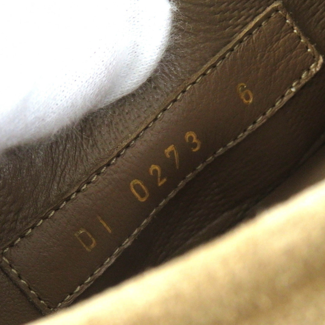 LOUIS VUITTON Slip-on 1ACFAE Main: Suede leather beige Pacific Line mens 6 Used Authentic