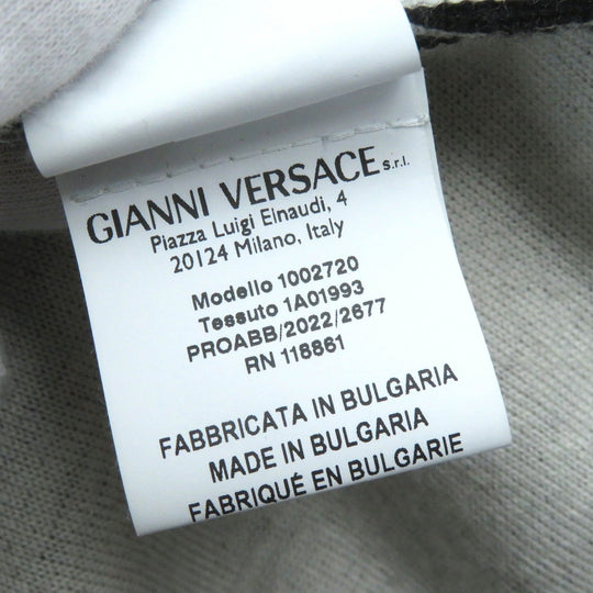 VERSACE Jacket 1002720 Main: 96% wool, 3% nylon, 1% polyurethane Black White mens 48 Used Authentic
