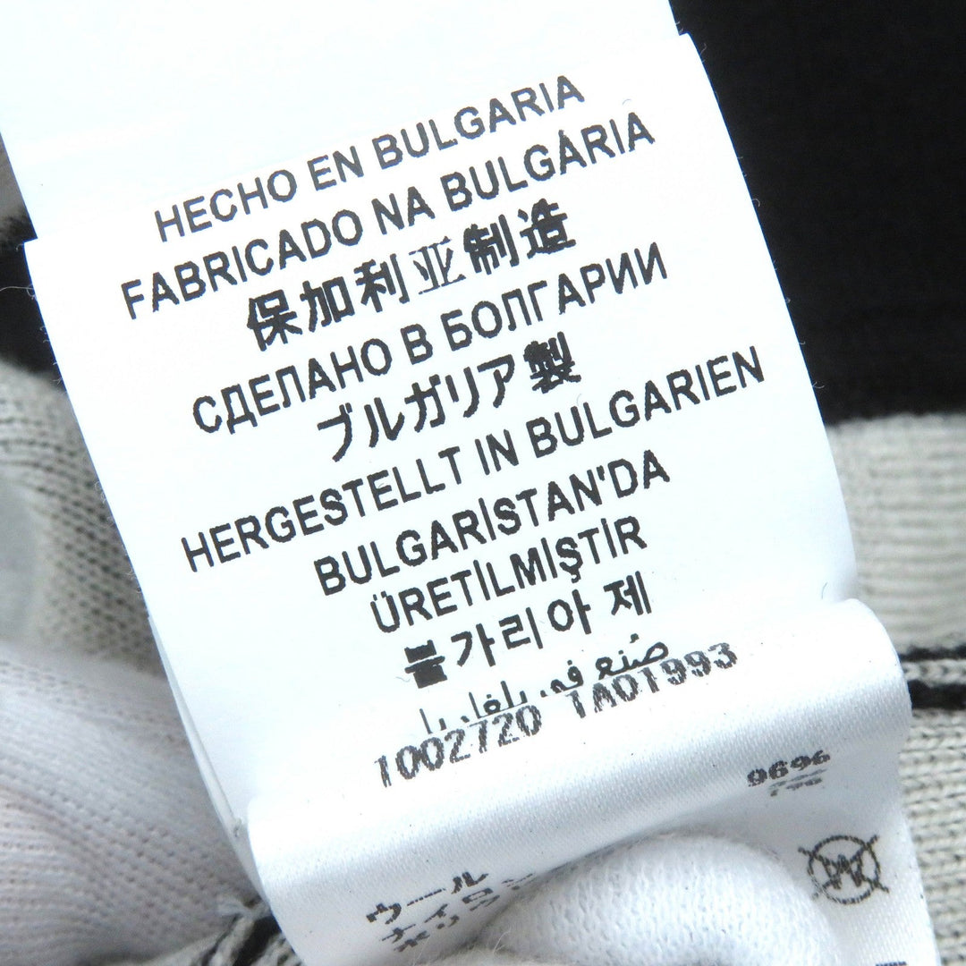 VERSACE Jacket 1002720 Main: 96% wool, 3% nylon, 1% polyurethane Black White mens 48 Used Authentic