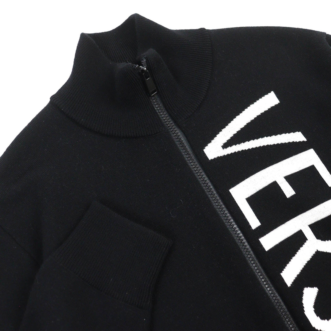 VERSACE Jacket 1002720 Main: 96% wool, 3% nylon, 1% polyurethane Black White mens 48 Used Authentic