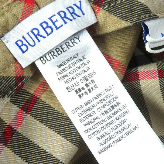 BURBERRY hat 8075657 Main: 100% cotton Beige type mens M Used Authentic