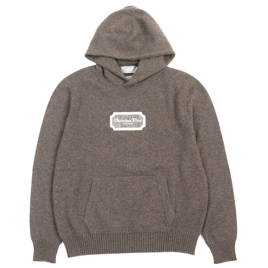 Dior HOMME Hoodie 313M658AT474 Main: 100% cashmere, part: 100% rayon Brown mens M Used Authentic
