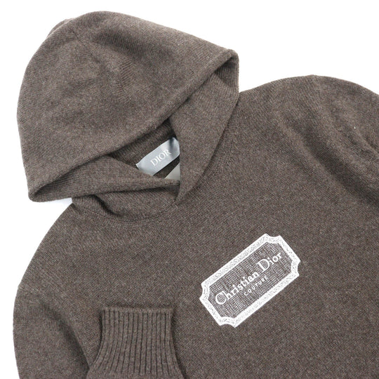 Dior HOMME Hoodie 313M658AT474 Main: 100% cashmere, part: 100% rayon Brown mens M Used Authentic