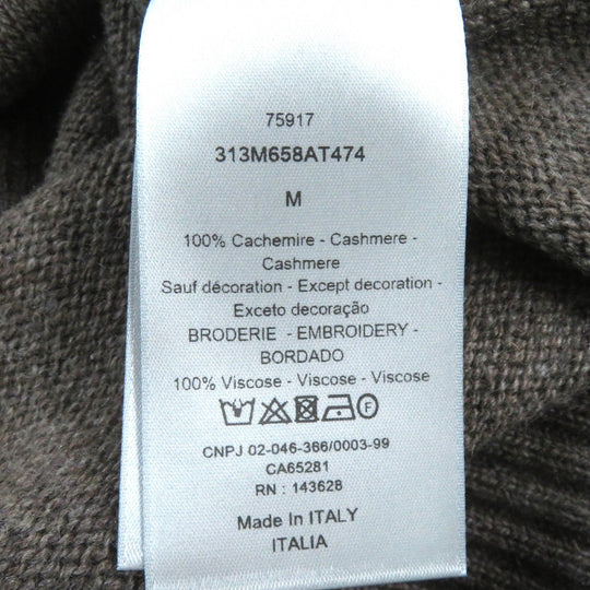 Dior HOMME Hoodie 313M658AT474 Main: 100% cashmere, part: 100% rayon Brown mens M Used Authentic