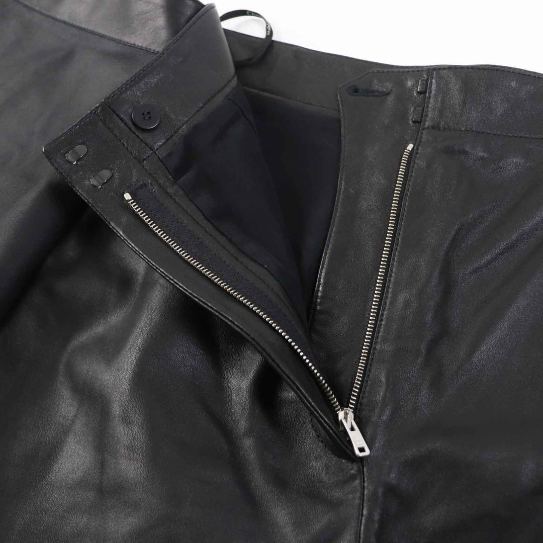 Christian Dior Shorts 045P45AL015 Outer: 100% lamb leather, lining: 100% silk black Women 38 Used Authentic