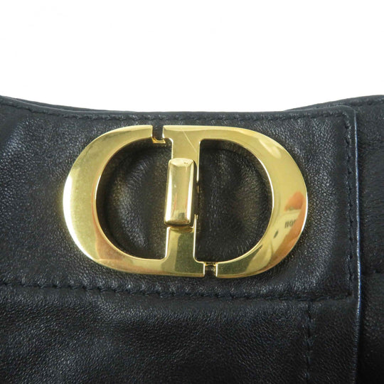Christian Dior Shorts 045P45AL015 Outer: 100% lamb leather, lining: 100% silk black Women 38 Used Authentic