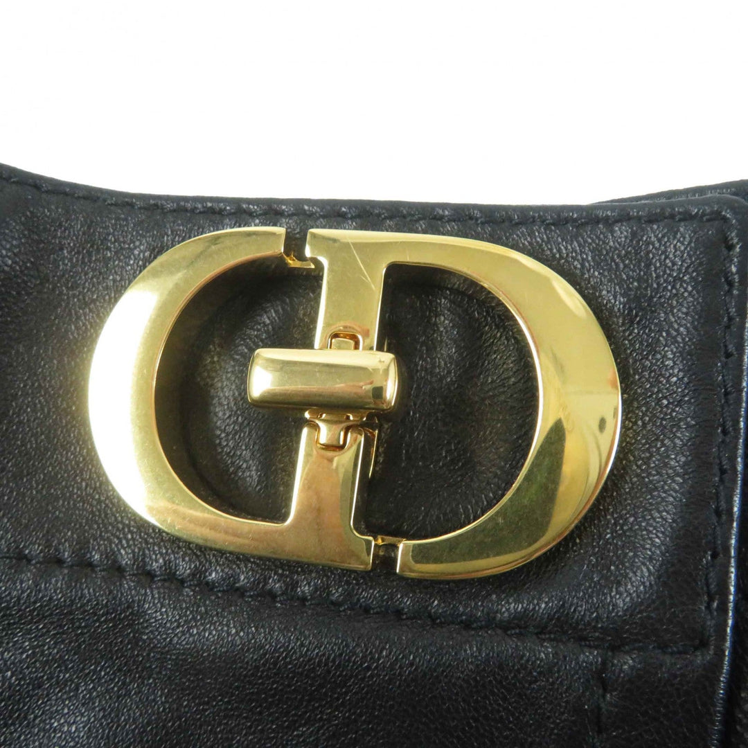 Christian Dior Shorts 045P45AL015 Outer: 100% lamb leather, lining: 100% silk black Women 38 Used Authentic